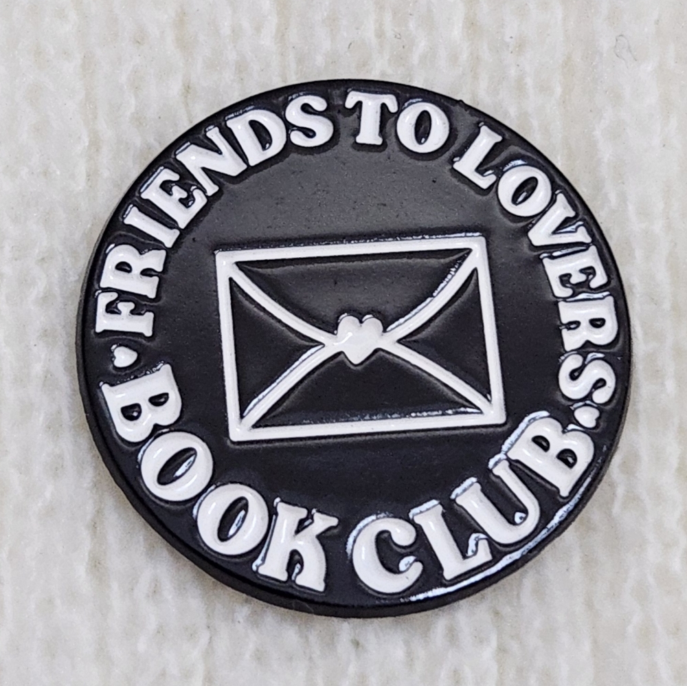 Friends to Lovers Book Club Bookish Enamel Pin